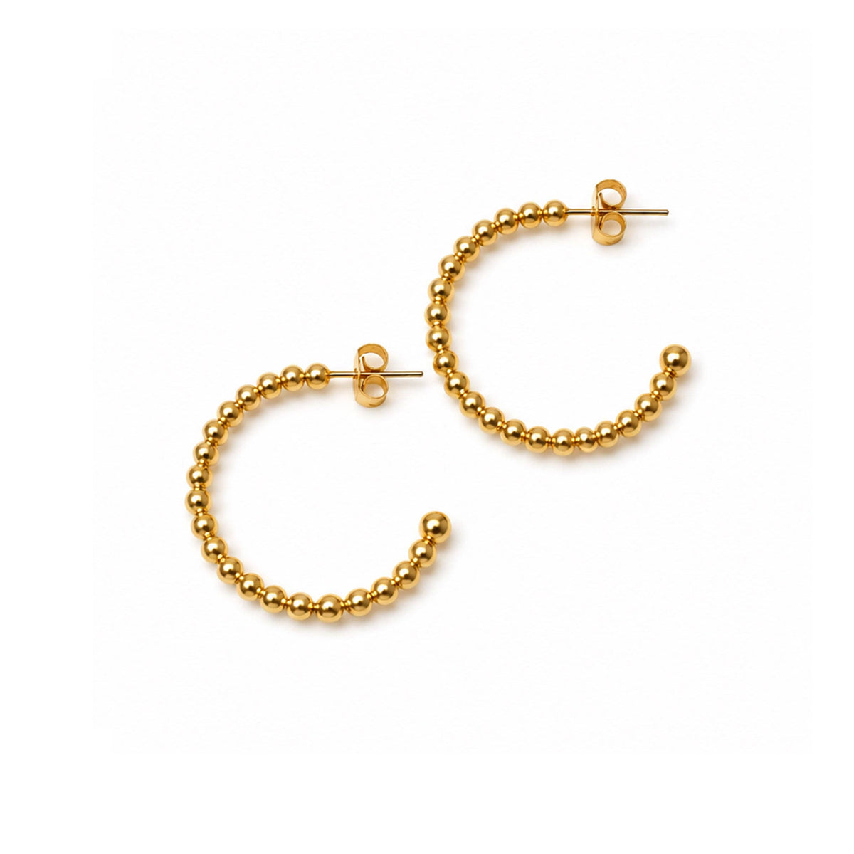 LuLu Mac GOLD HOOP EARRINGS - The Sensory