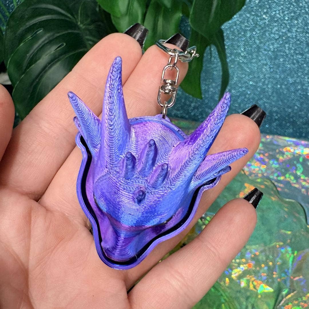 Romantasy Dragon Head Fidget Clicker