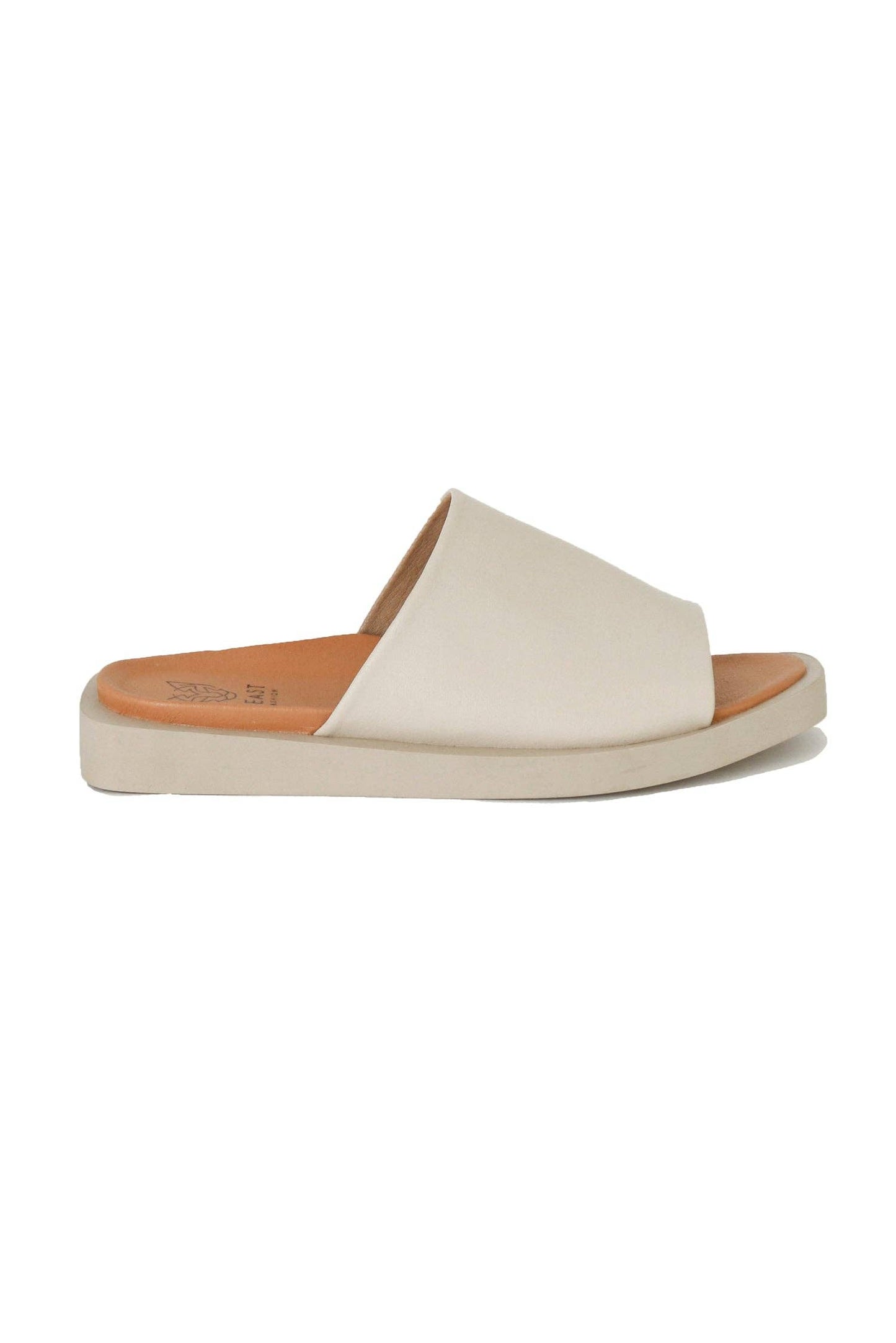 Soft Leather Slide Sandals All Day Comfort- Blue or Nude