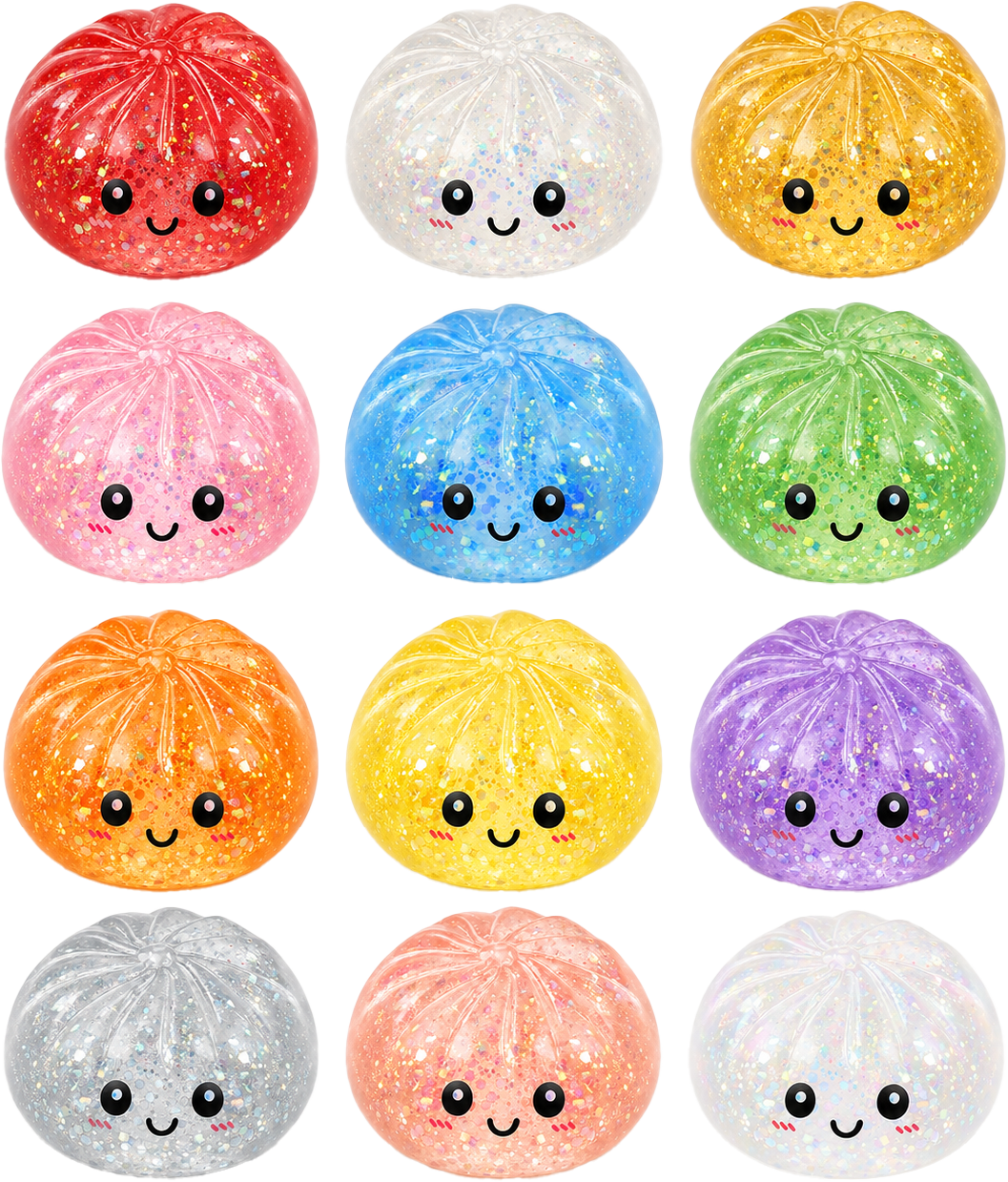 Fun Doh Mystery Fortune Cookie Squishy Dumpling - 12/Display - The Sensory