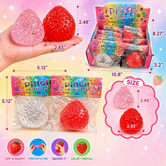 Strawberry Squishy | Stress Toy | Squeeze The Day Away