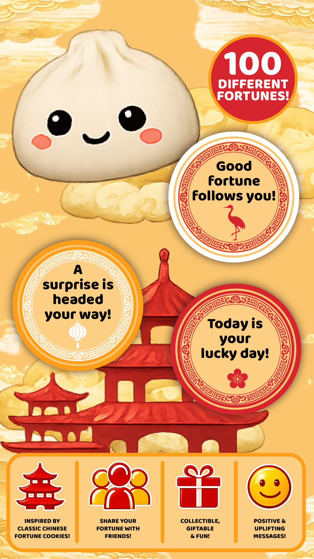 Fun Doh Mystery Fortune Cookie Squishy Dumpling - 12/Display - The Sensory