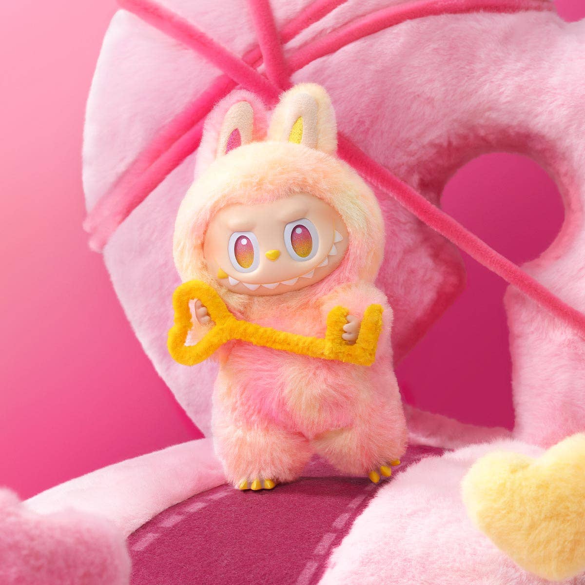 Charging Your Cute Monster Pop Mart Big Into Energy Vinyl Plush Pendant