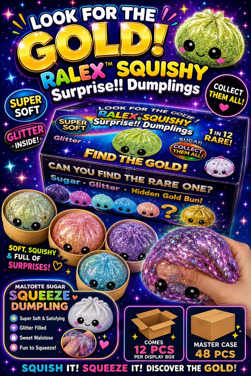 Maltose Squishy Surprise Dumplings Sugar Squeeze The Snack You Wont Put Down