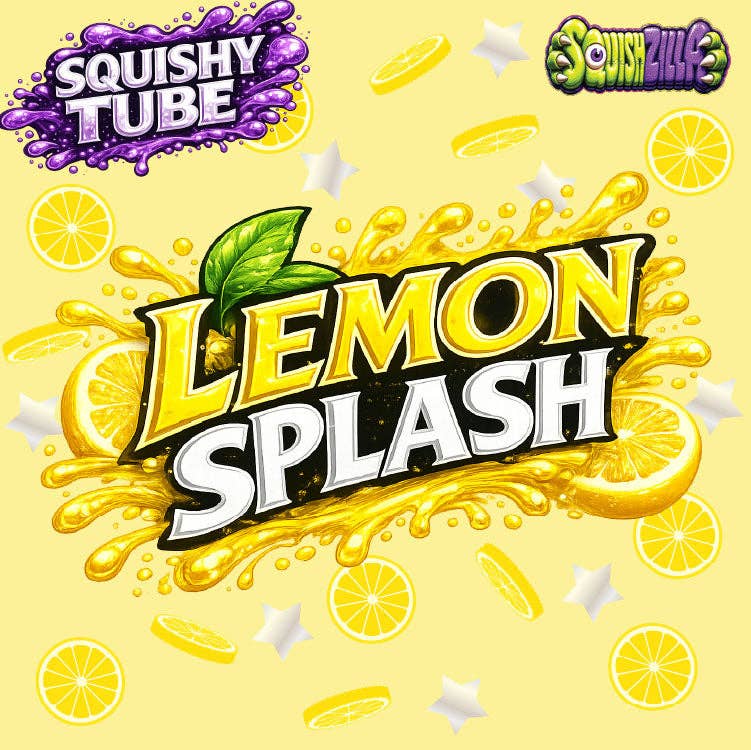 Fun Doh Squishy Tube Toy Fidget Sensory Keychain- 12/Display