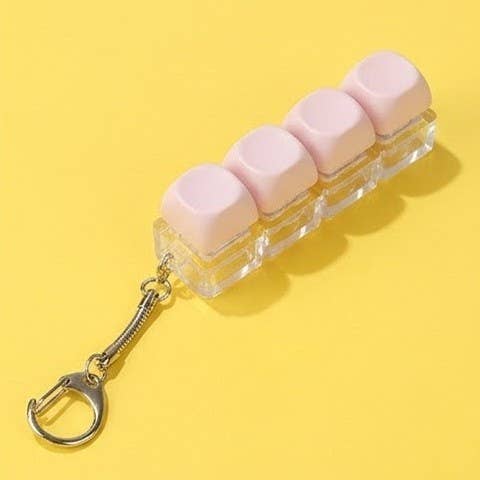 Keyboard Fidget Stress Relief Keychain | 40KC183 - The Sensory