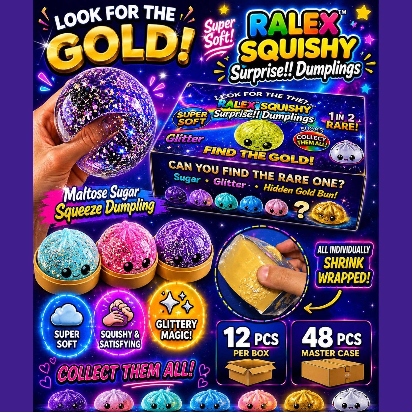 Maltose Squishy Surprise Dumplings Sugar Squeeze The Snack You Wont Put Down
