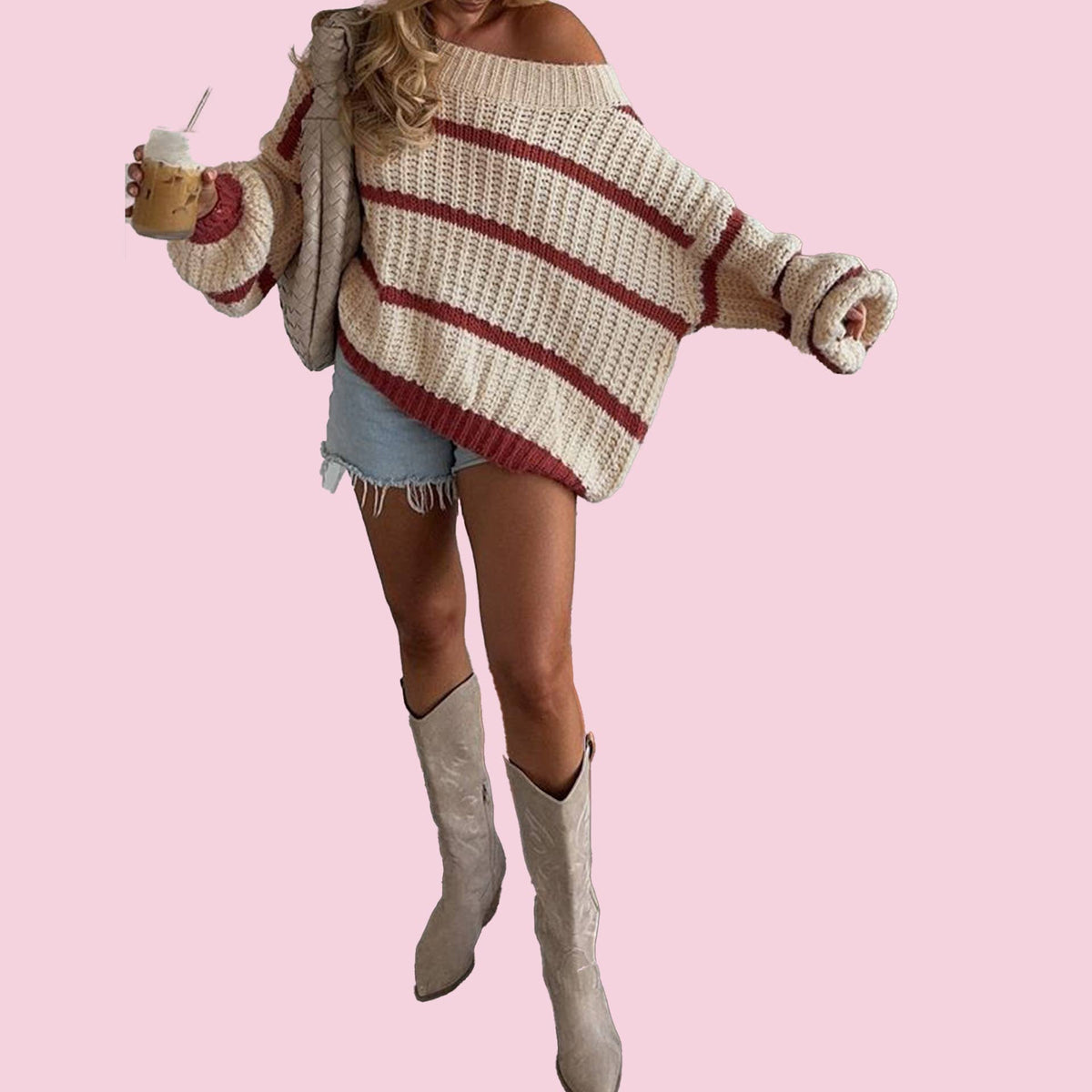 Fireside Stripe Knit Sweater - The Sensory