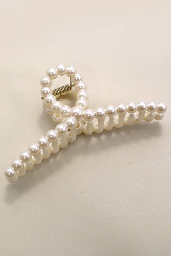 Hair Claw Clips Pearl Modest Fashion Accessory For Womens Christian Boutique