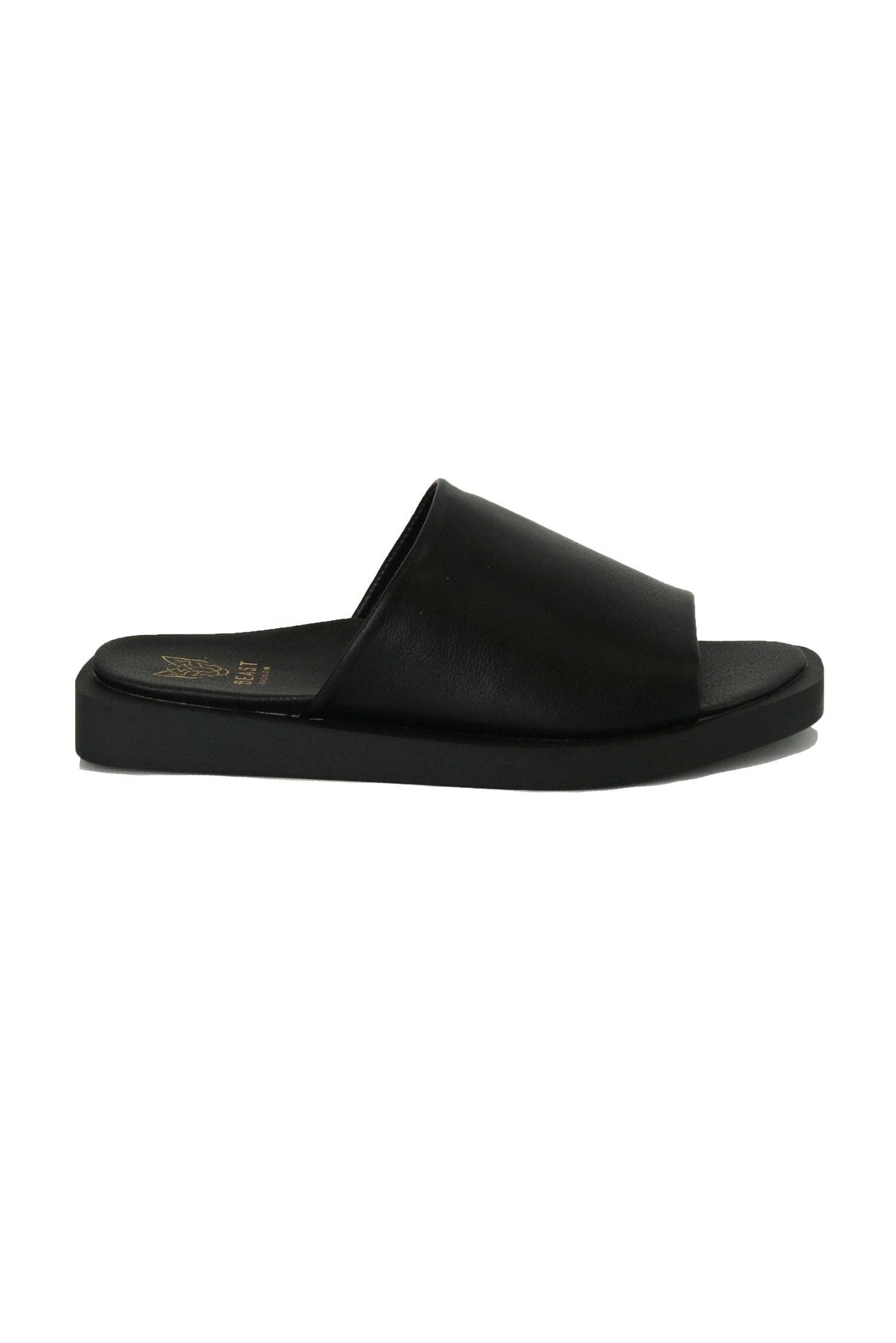 Soft Leather Slide Sandals All Day Comfort- Blue or Nude