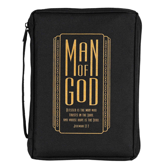 Bible Cover | Man Of God | Canvas For Large Bible