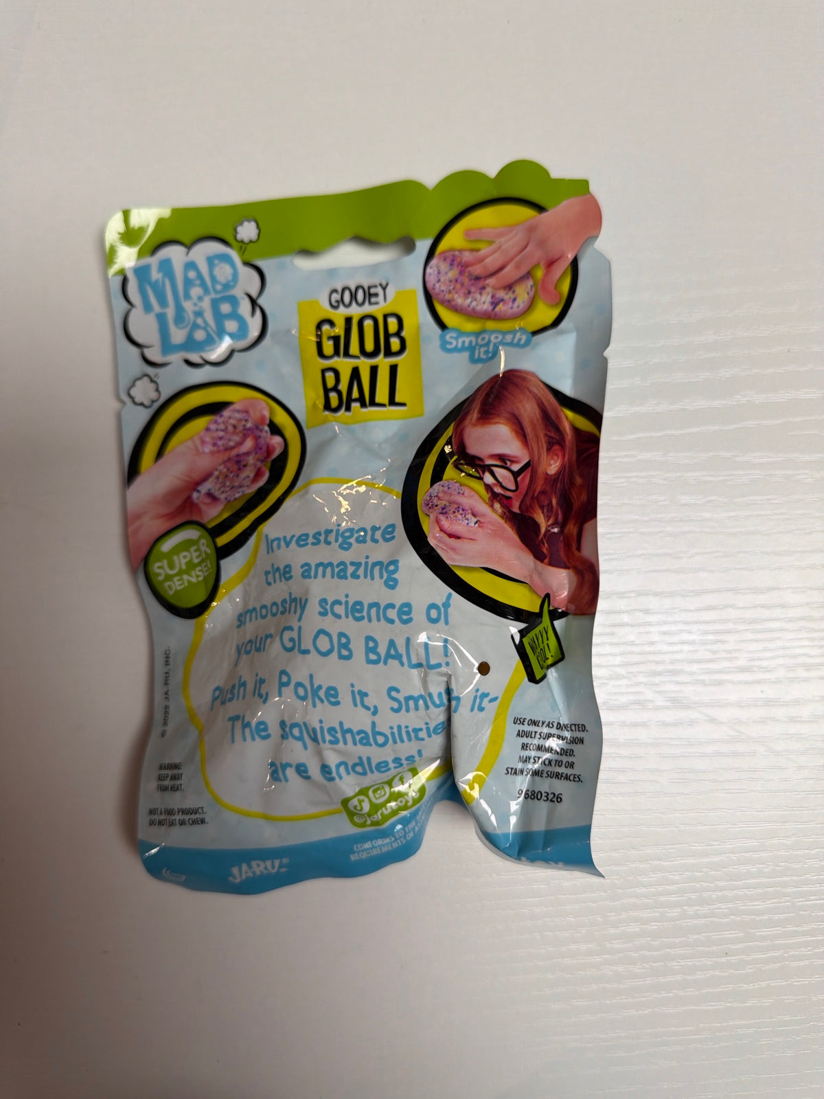 Mad Lab Gooey Glob Ball back