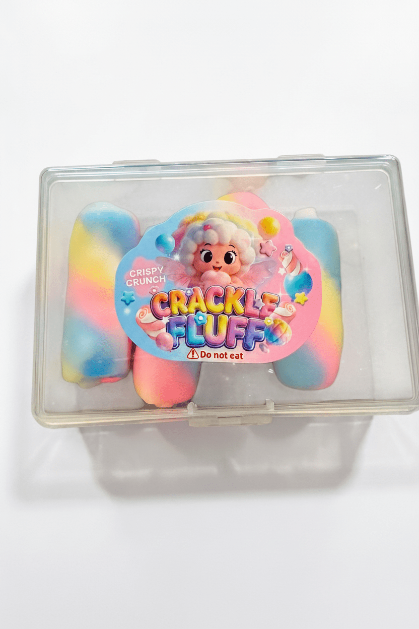 Crackle Fluff Marshmallow Squishy - The Sensory