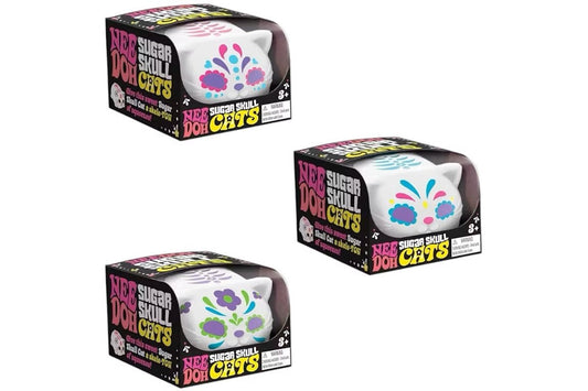 NeeDoh Sugar Skull Cats | Authentic - The Sensory