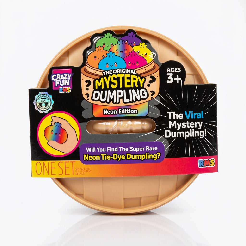 RMS Crazy Fun Mystery Dumpling Squishy | Neon Edition - The Sensory
