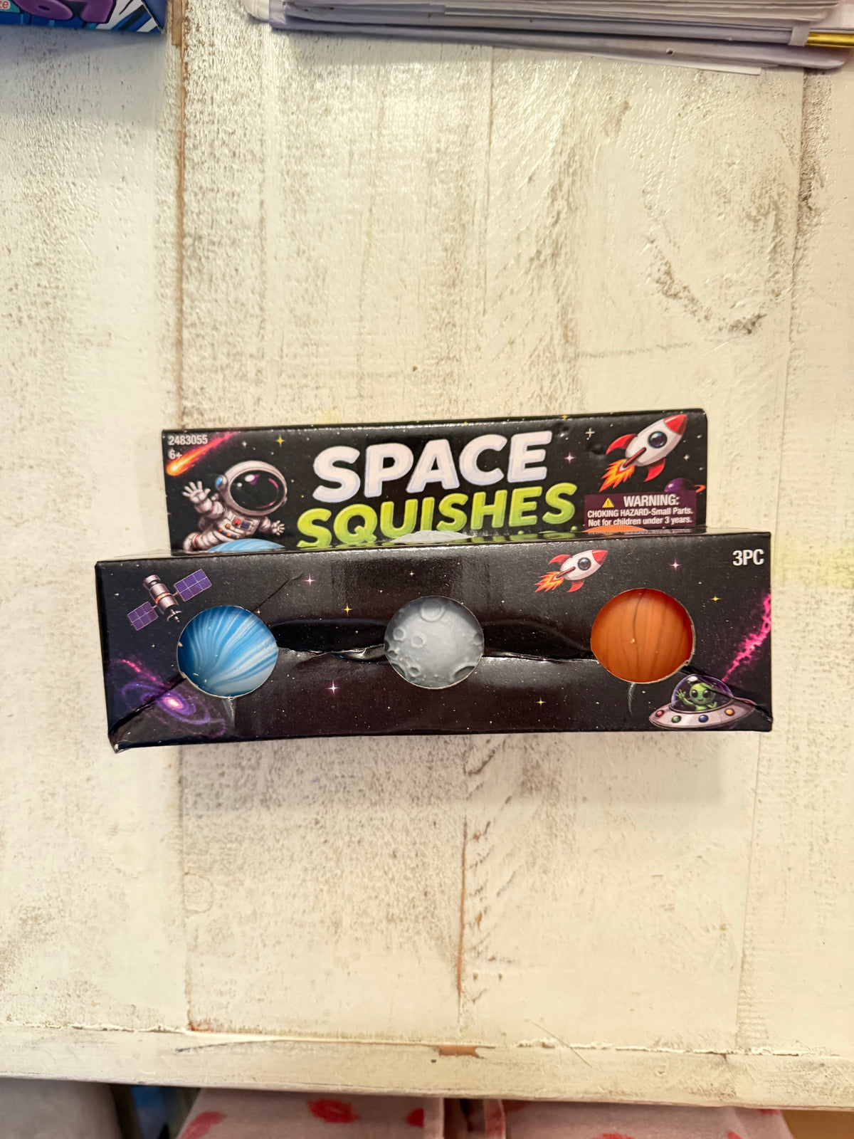 Space Squishes 3 pack box front