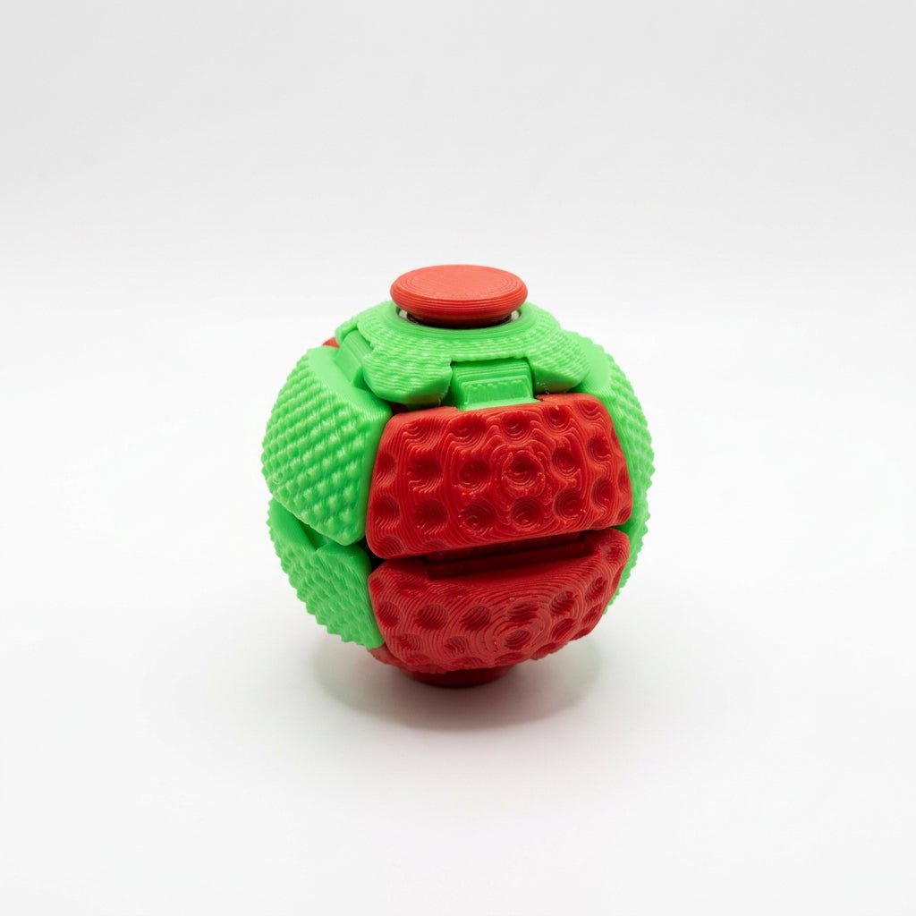 3D Printed Fidget Spinner Ball - The Sensory