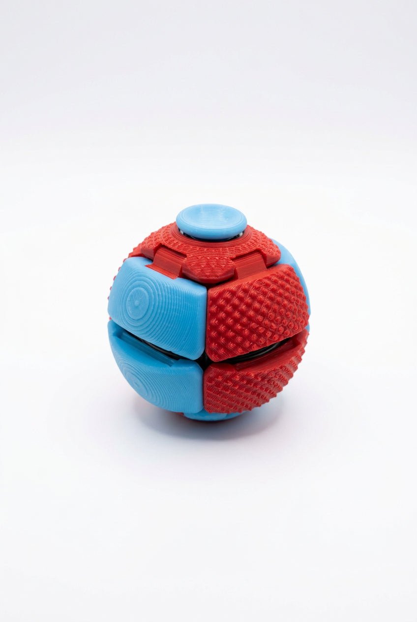 3D Printed Fidget Spinner Ball - The Sensory